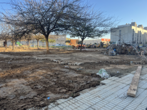 Ground full of mud due to the consequences of the DANA